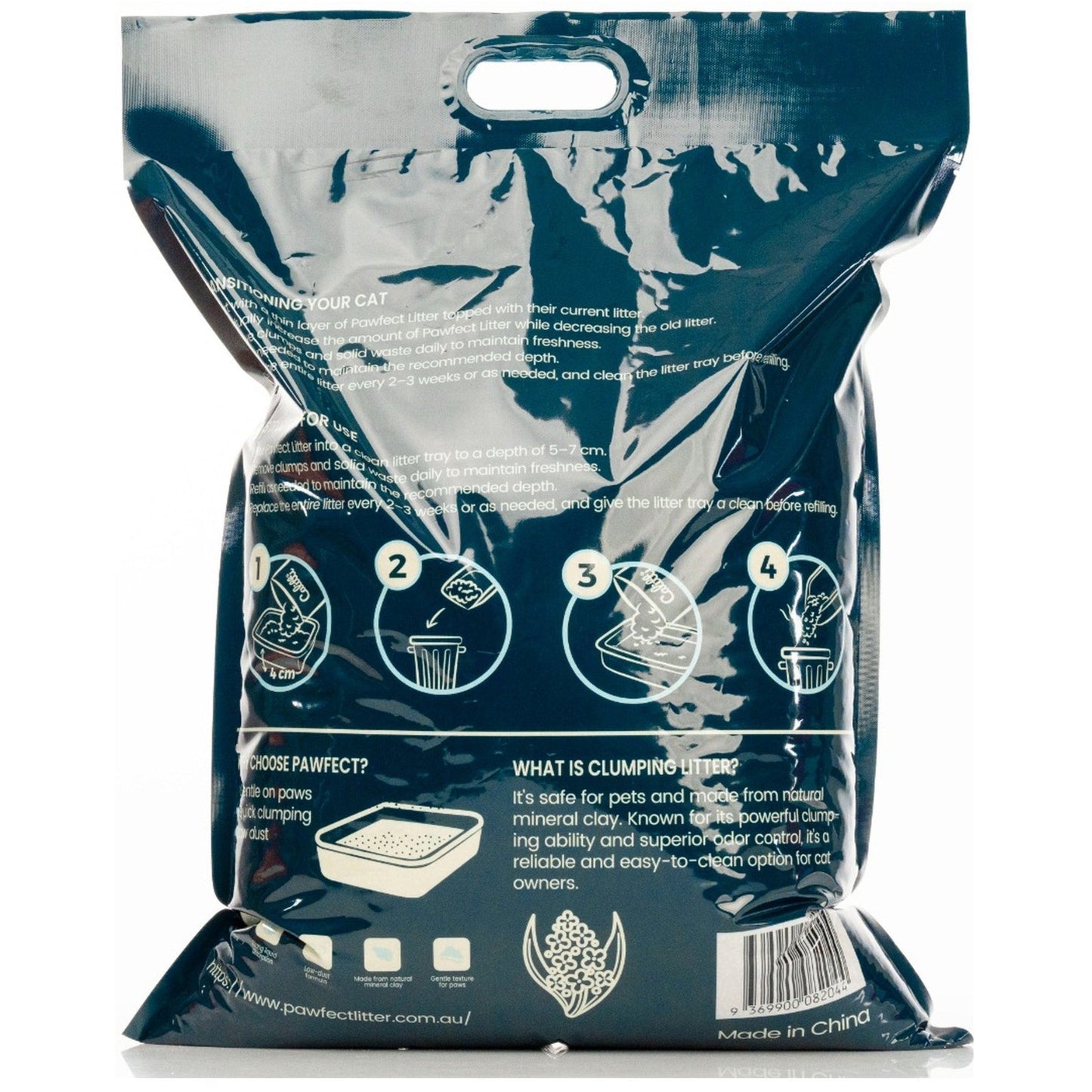 Bentonite Cat Litter — 7.5 kg Sample Bag - Pawfect Litter
