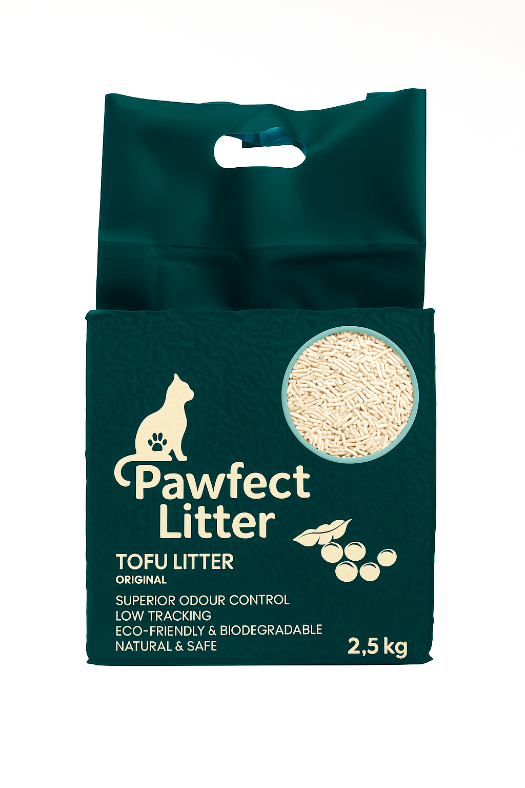 Tofu Cat Litter (original) - 2.5 kg x 6 (15kg Total) - Pawfect Litter