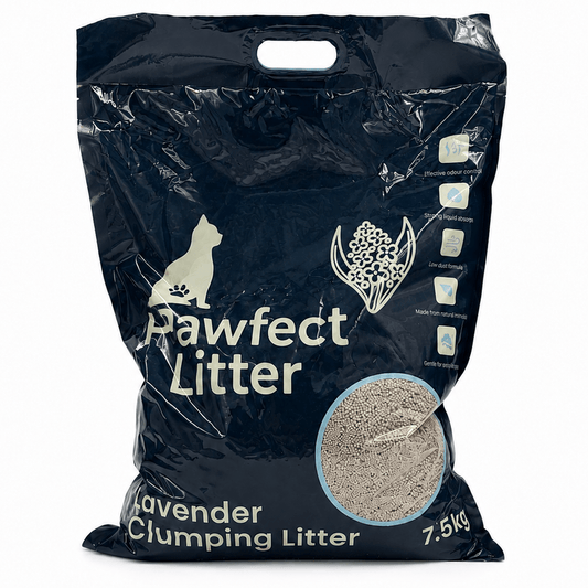 Clumping Bentonite Cat Litter - 7.5 kg Sample Bag - Pawfect Litter