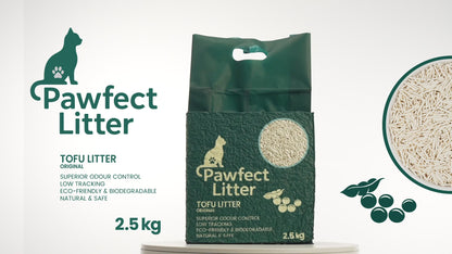Tofu Cat Litter (original) - 2.5 kg x 6 (15kg Total)