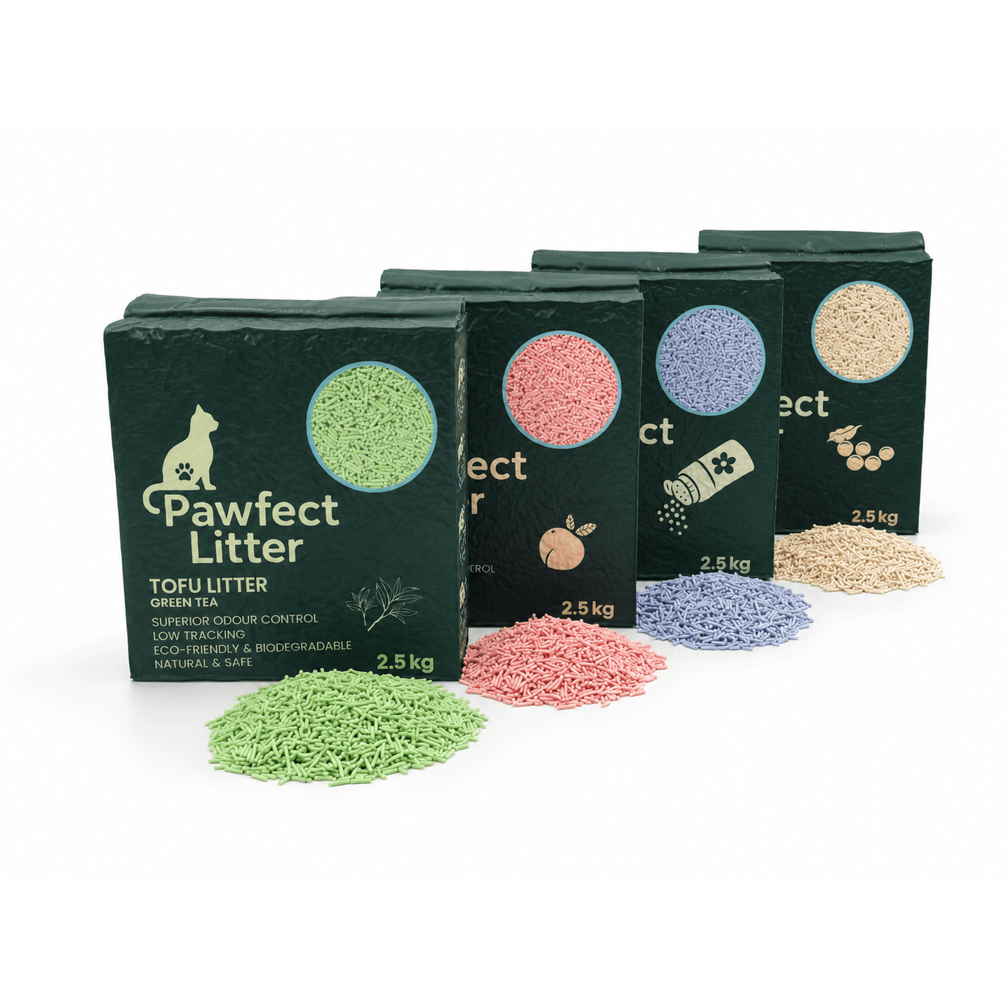 Tofu Cat Litter - 2.5 kg Sample Bag - Pawfect Litter