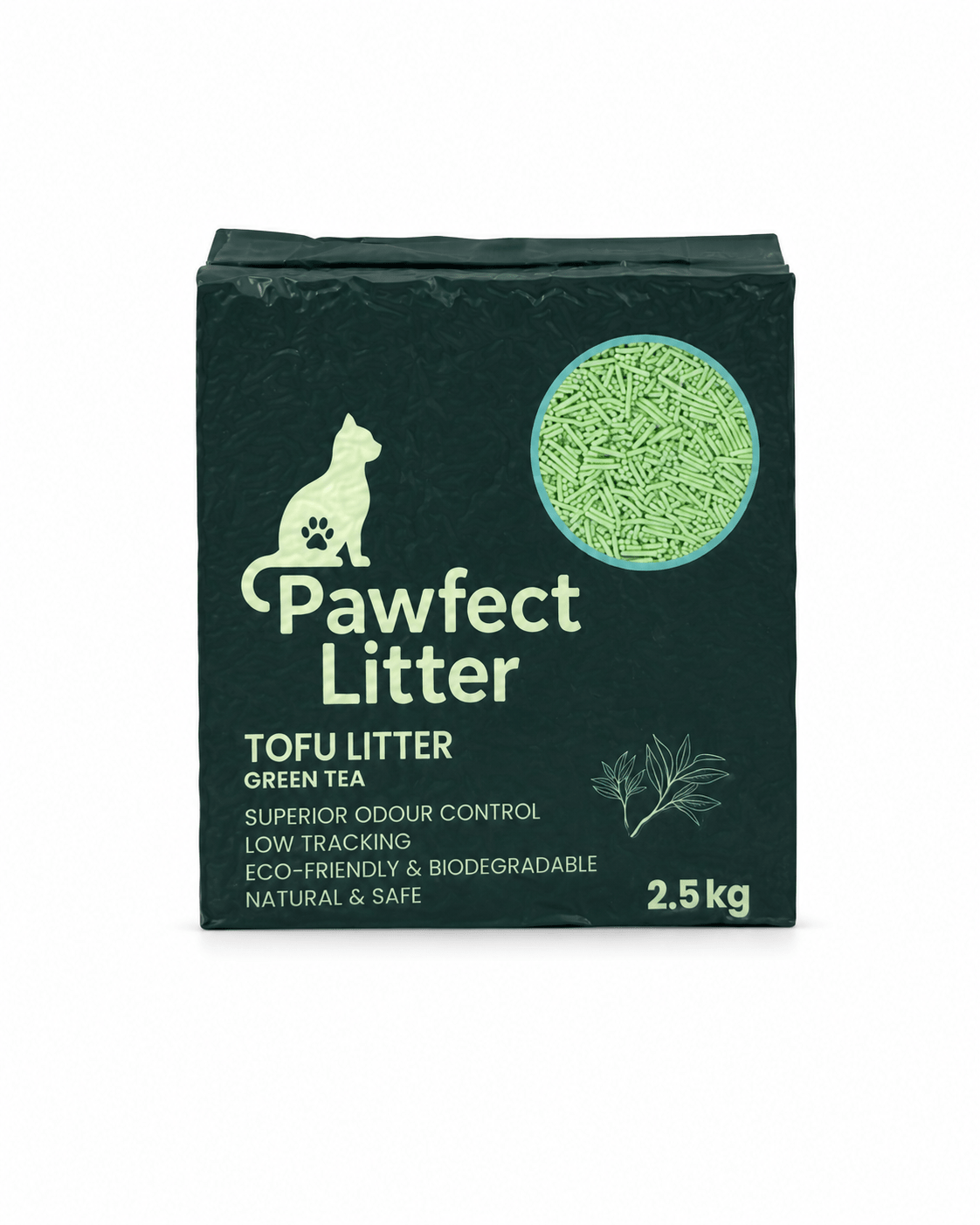 Tofu Cat Litter - 2.5 kg Sample Bag - Pawfect Litter
